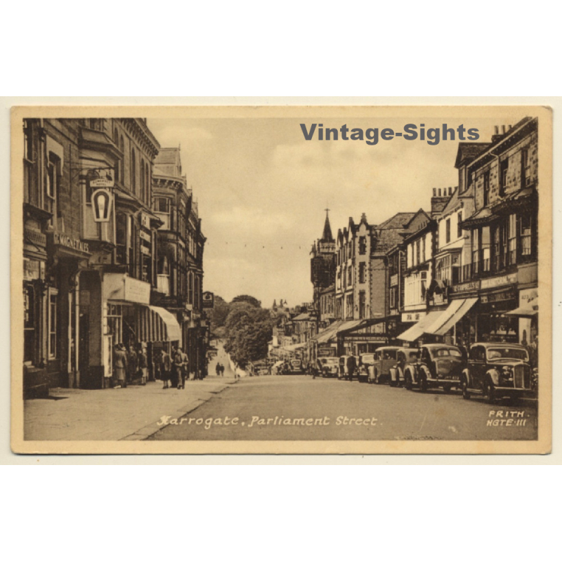 Harrogate / United Kingdom: Parliament Street (Vintage PC ~1920s)