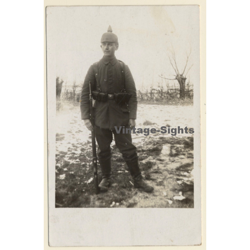 Calw / WW1: Soldat - 2. Komp. Landsturm Inf. Regt 39 (Vintage RPPC ~1910s)