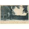 Rothenburg ob der Tauber: Partie an der alten Burg (Vintage PC 1904)