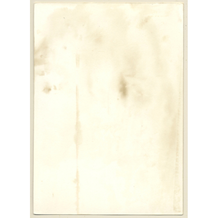 Erotic Study: Cheeky Topless Girl With Punky Hairstyle(Vintage Photo GDR ~1980s)