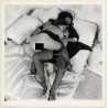 Erotic Study by T.Liori: Interracial Semi Nude Female Couple*1 / Lesbian INT (Vintage Photo KORENJAK 1970s/1980s)