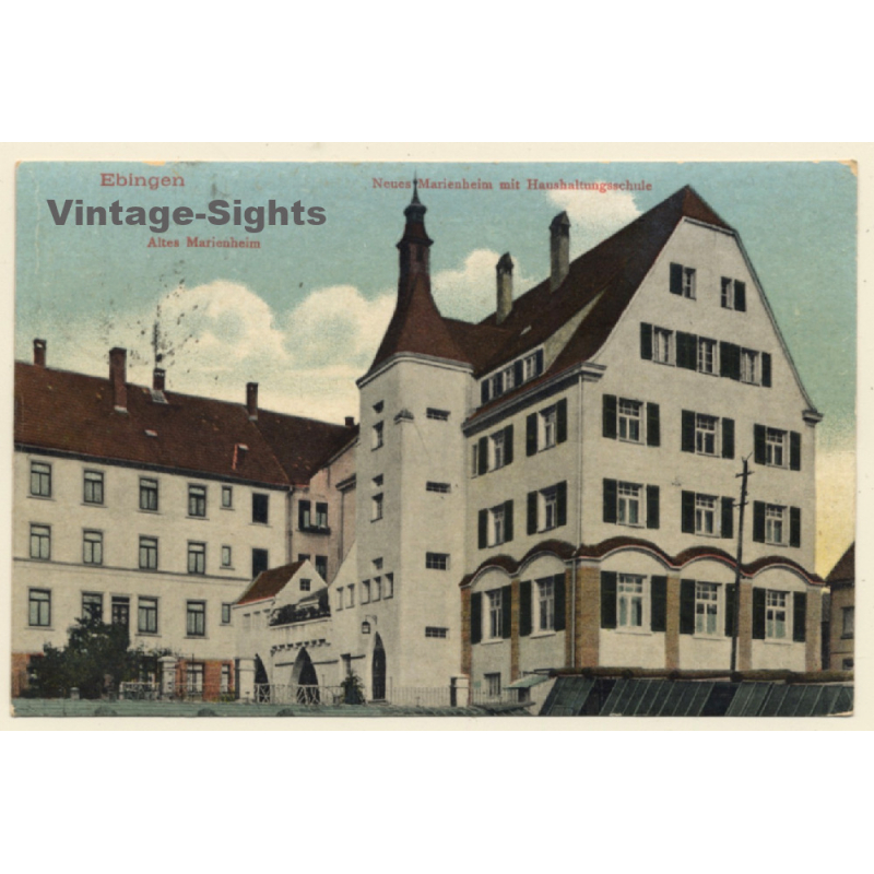 Ebingen / Germany: Altes & Neues Marienheim (Vintage PC 1910)