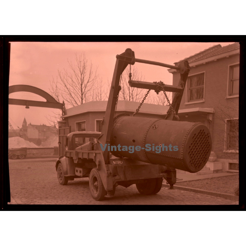Berliet GLC / Truck - Lorry - Camion *3 (Large Vintage Photo Negative ~1950s) Berliet GLC / Truck - Lorry - Camion *3 (Large Vintage Photo Negative ~1950s)