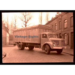 Berliet GLC - GLR / Truck - Lorry - Camion (Large Vintage Photo Negative ~1950s)
