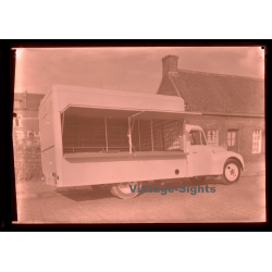 Food Truck - Camion (Large Vintage Photo Negative ~1950s)