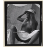 Erotic Study: Natural Slim Blonde Nude*18 / Boobs - Tan Lines (Vintage Contact Sheet Photo 1970s/1980s)