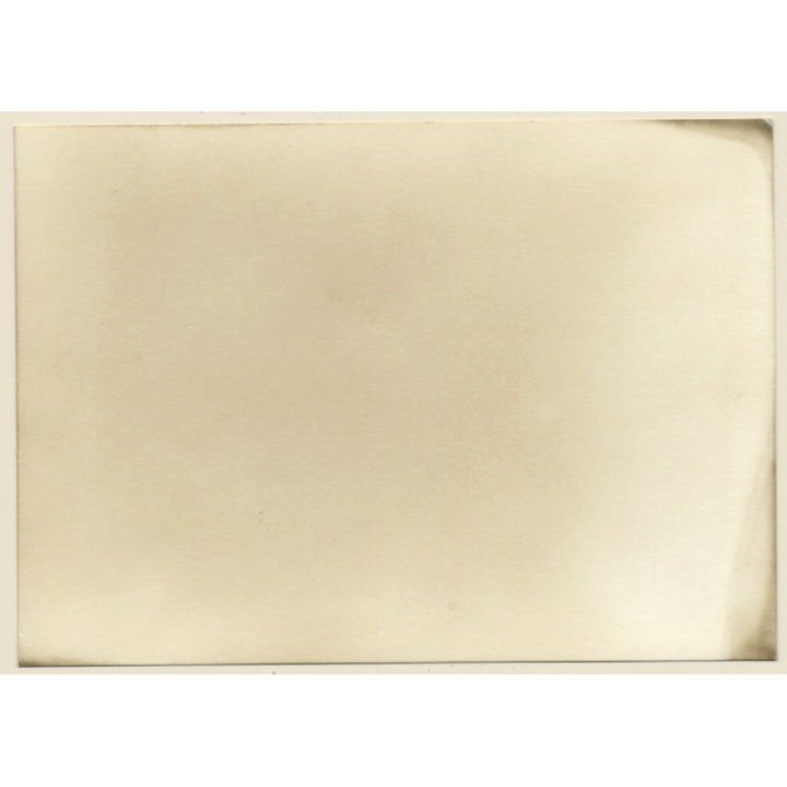 Erotic Study: Topless Brunette Lingers On Bed / Black Skirt (Vintage Photo GDR ~1980s)