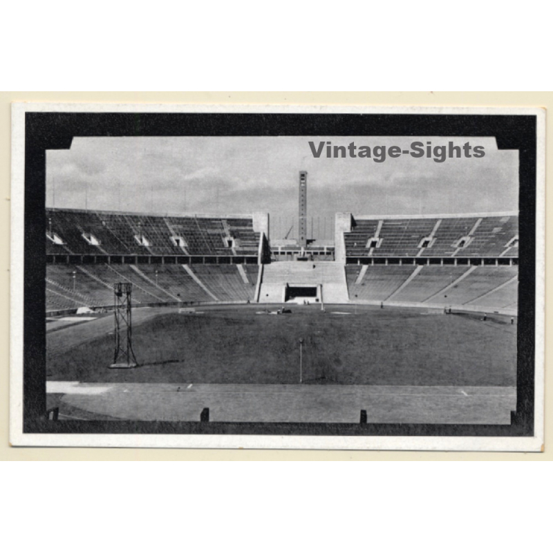 Berlin / Germany: Olympic Stadium - Reichssportfeld *2 (Vintage PC ~1930s)