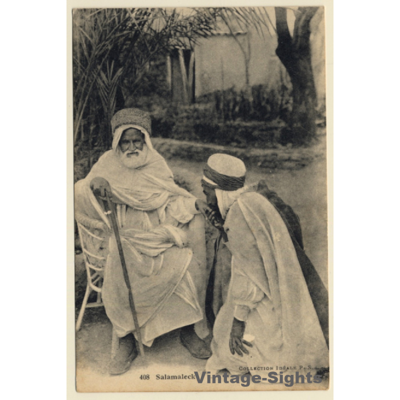 Maghreb: Salamaleck / Bedouin - Berber (Vintage PC ~1910s/1920s) Maghreb: Salamaleck / Bedouin - Berber (Vintage PC ~1910s/1920s)