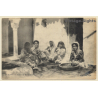 Blida / Algeria: Moorish Women In Patio / Ethnic (Vintage PC ~1910s)
