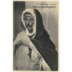 Algeria: Un Arabe - Berber / Ethnic (Vintage PC ~1910s/1920s)