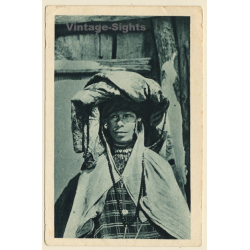 Algeria: Vieille Femme de Bellihoud / Ethnic (Vintage PC 1930)
