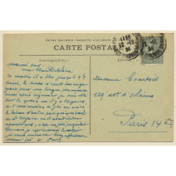 Le Paquebot Lutetia / Steamship (Vintage PC 1934)