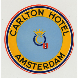 Carlton Hotel - Amsterdam / Holland (Vintage Luggae Label)