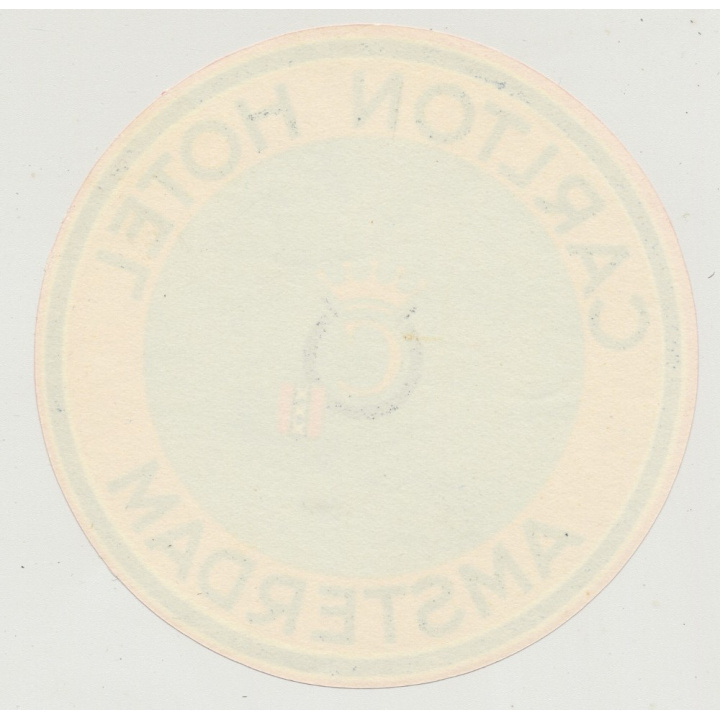 Carlton Hotel - Amsterdam / Holland (Vintage Luggae Label)