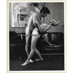 Jaybird Erotic Study: Nude Couple Dancing / Tan Lines (Vintage Photo KORENJAK 1960s/1970s)