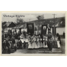 Mezökövesd / Hungary: Religious Procession (Vintage RPPC)