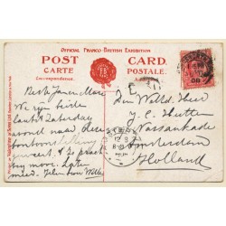 London / UK: Court Of Honour / Franco-British Exhibition (Vintage PC 1908)