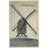 Bruges / Belgium: Le Vieux Moulin / Windmill (Vintage PC)