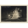 München: Nachtspringen Olympiaschanze / Ski Jump (Vintage RPPC 1936)