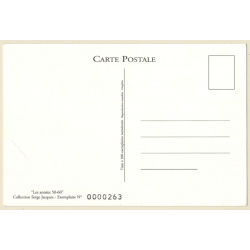 Serge Jacques: Darkhaired Semi Nude With Push-up Bra / Risqué (Vintage PC Lim.Ed. 263/300)