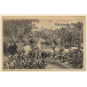 Congo Brazzaville: A Gaza Le Chef Et Ses Guerriers (Vintage PC ~1910s)
