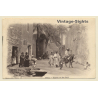 Biskra / Algeria: Quartier de Bab Darb / Natives - Donkey (Vintage PC 1909)