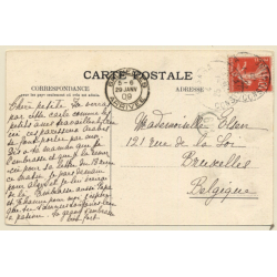 Biskra / Algeria: Quartier de Bab Darb / Natives - Donkey (Vintage PC 1909)