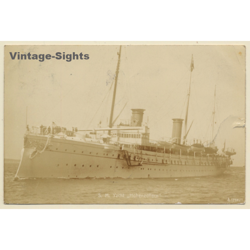S.M. Yacht Hohenzollern / Steamship (Vintage RPPC 1906) S.M. Yacht Hohenzollern / Steamship (Vintage RPPC 1906)