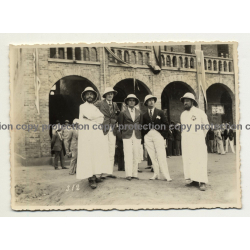 Kisantu: Colonial Masters & Missonaries At Congrès Eucharistique (Vintage Photo B/W 1933)