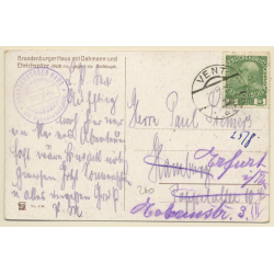 Oetz / Tirol: Brandenburger Haus mit Dahmann - Erichspitze (Vintage PC ~1910s)
