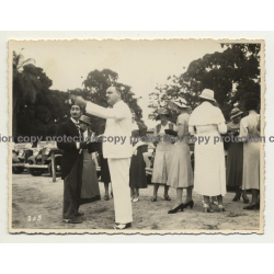 Party In Léopoldville - Upper Society / Congo (Vintage Photo B/W 1933)