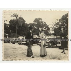 Party In Léopoldville - Upper Society 2 / Congo (Vintage Photo B/W 1933)