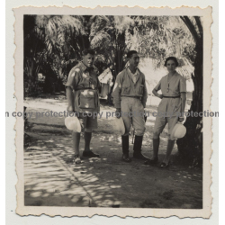Rencontre Dans La Brousse - Meeting In The Bush 6 / Congo (Vintage Photo B/W 1936)