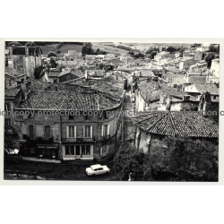 33330 St. Emilion / France: View Over Village / Bar M. Pocher (Vintage Photo 1960s/1970s)