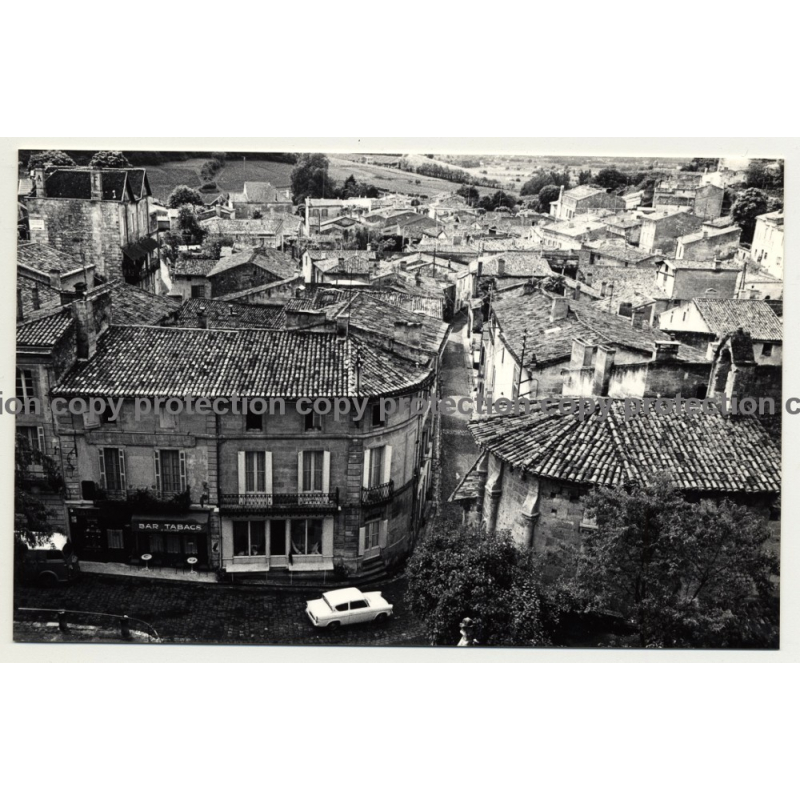 33330 St. Emilion / France: View Over Village / Bar M. Pocher (Vintage Photo 1960s/1970s) 33330 St. Emilion / France: View Over Village / Bar M. Pocher (Vintage Photo 1960s/1970s)
