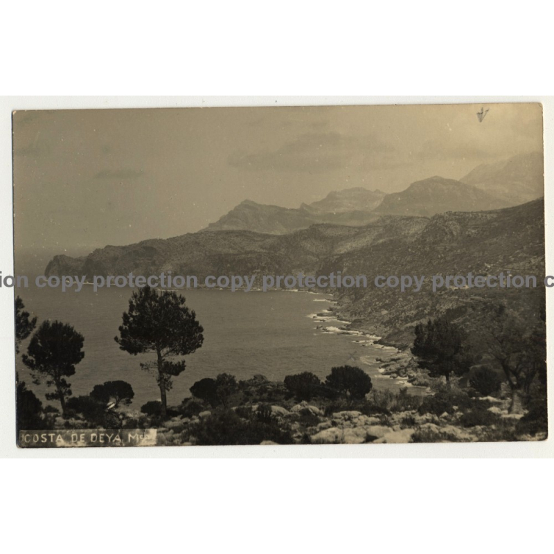 Mallorca - Baleares / Spain: Costa De Deya (Vintage RPPC)