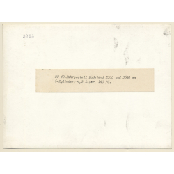 Maybach SW42 Fahrgestell / Chassis - 6 Zylinder (Vintage Press Photo ~1950s/1960s)