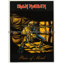 Iron Maiden - Piece Of Mind (Vintage Official Postcard UK 1985)