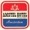Amsterdam / Netherlands: Amstel Hotel (Vintage Luggage Label ~1940s)