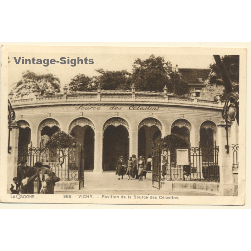 Vichy / France: Pavillon De La Source Des Célestins (Vintage PC 1939)