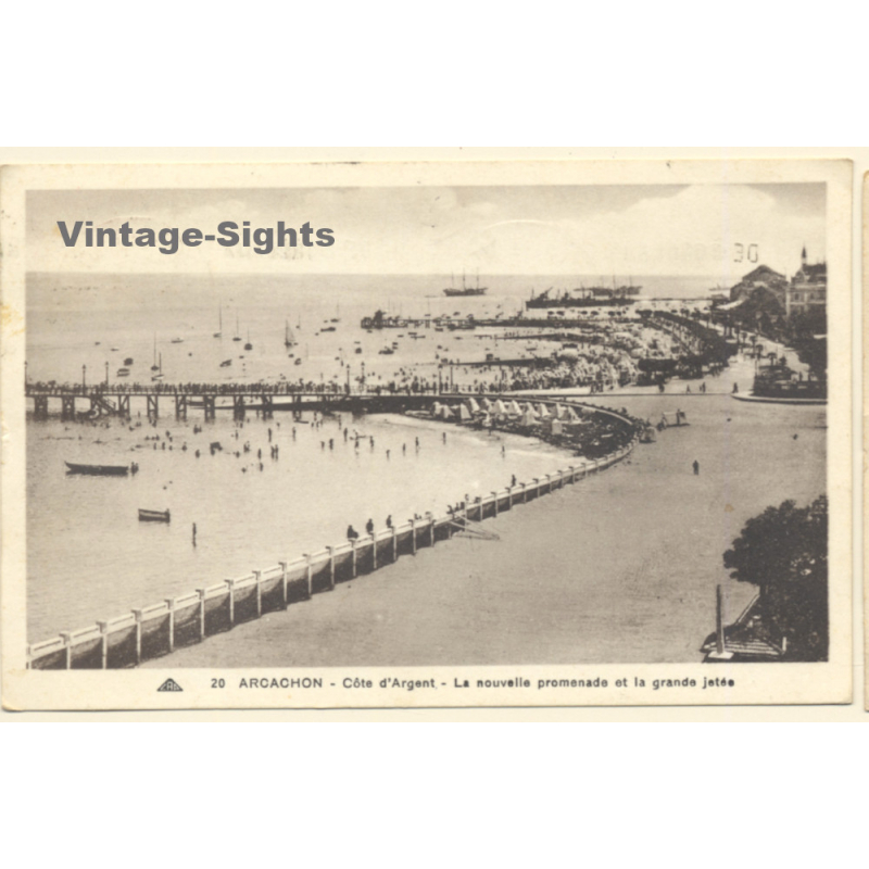 Archachon / France: Côte D'Argent - Nouvelle Promenade (Vintage PC 1932)