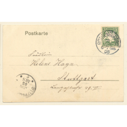 Rothenburg o.d. Tauber / Germany: Siebersturm (Vintage PC  1905)