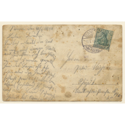 WW1: Truppenübungsplatz Senne - German Soldiers 1/160 33 (Vintage RPPC 1914)