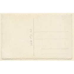 Portrait Of Beautiful Young Natural Woman (Vintage RPPC 1928)