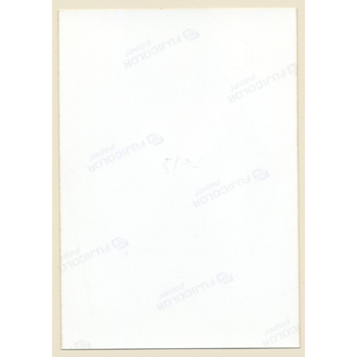 Erotic Study: Slim Topless Female In Black Lingerie*2 (Vintage Photo ~1990s)