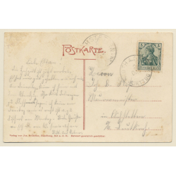 Rot a.d. Rot / Germany: Schloss - Schlossbrunnen (Vintage PC ~1900s/1910s)