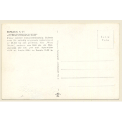 BOEING C-97 Stratofreighter / Aviation (Vintage RPPC  1950s/1960s)