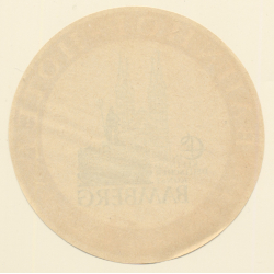 Bamberg / Germany: Bahnhof Hotel (Vintage Luggage Label ~1960s)