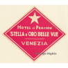 Venice - Venezia / Italy: Hotel et Pension Stella D'Oro Belle Vue (Vintage Luggage Label ~1930s/1940s)